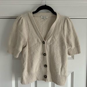 Madewell short sleeve sweater